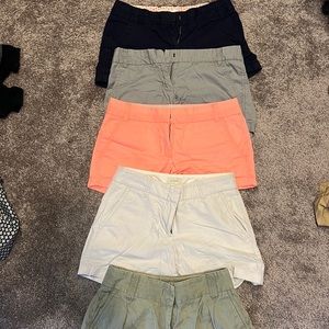 Women’s J Crew shorts bundle. Size 0